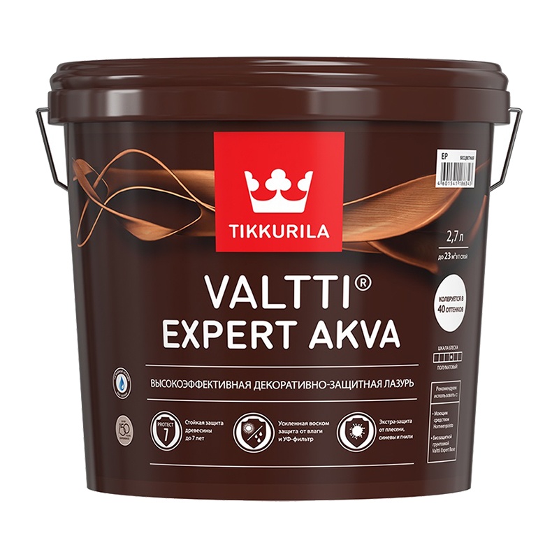 Антисептик Tikkurila Valtti Expert Akva тик (2,7 л)